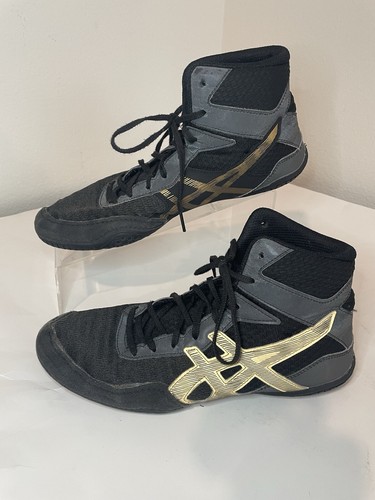 ASICS Wrestling Shoes 1081AO37 Split Elite Black Men's Size