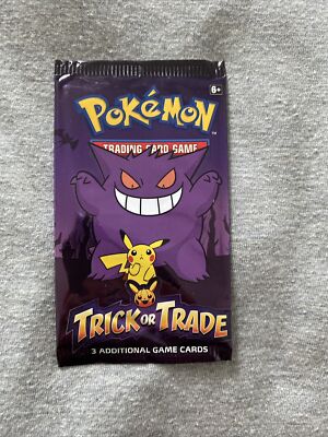 Pokemon Trick Or Trade Booster Pack Halloween Pack NEW SINGLE PACK
