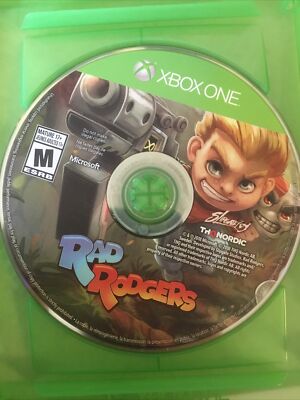 Rad Rodgers (Microsoft Xbox One, 2017) Disc Plus General Xbox Case