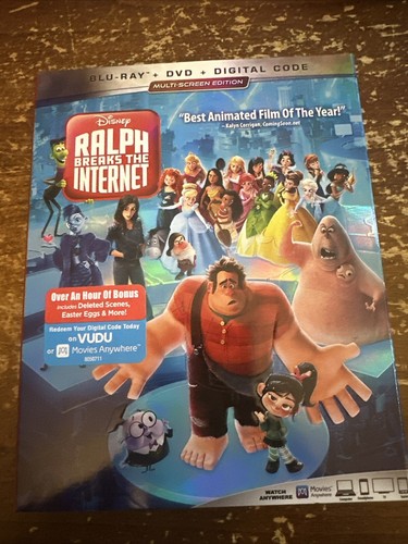 ディズニー　DVD Blu-ray 海外版 Ralph Breaks the Internet (Disney Blu-ray and DVD 2-Disc Set