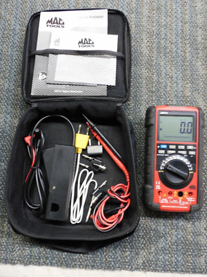 Mac Tools EM721 Digital Multimeter in Case with Leads and Accessories