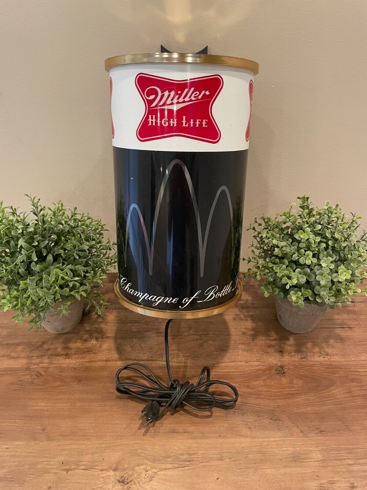 Vintage Miller High Life Electric Motion Lamp Wall Sconce | eBay Vintage Miller High Life Electric Motion Lamp Wall Sconce | eBay