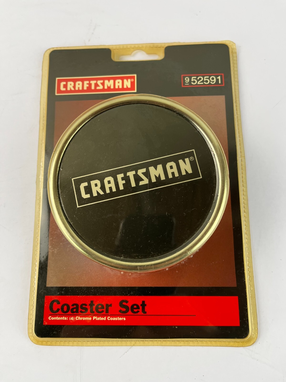 配送員設置 New eBay | Coasters Plated Chrome 952591 Set Coaster Craftsman バーベキュー・調理用品
