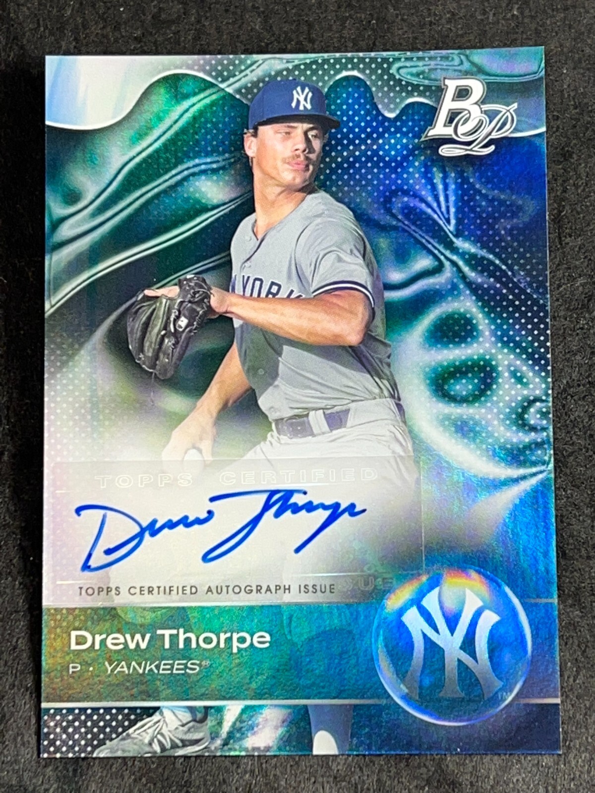 2023 Bowman Platinum TOP PROSPECT FOIL AUTO Drew Thorpe | eBay
