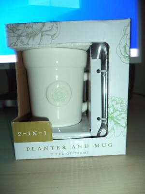 Best Brands 2-in-1 Planter and Mug NIB