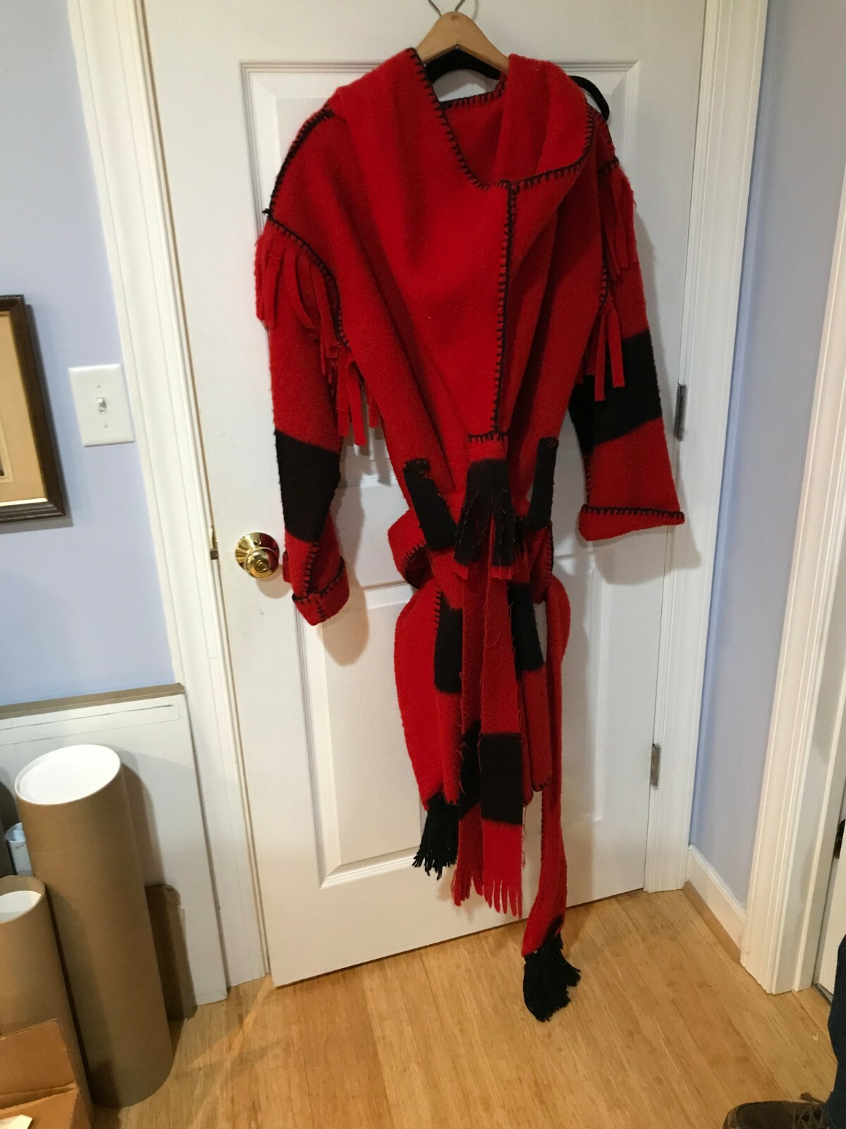 Wool Blanket Capote - Custom Hand Made Six Point Hudson Bay