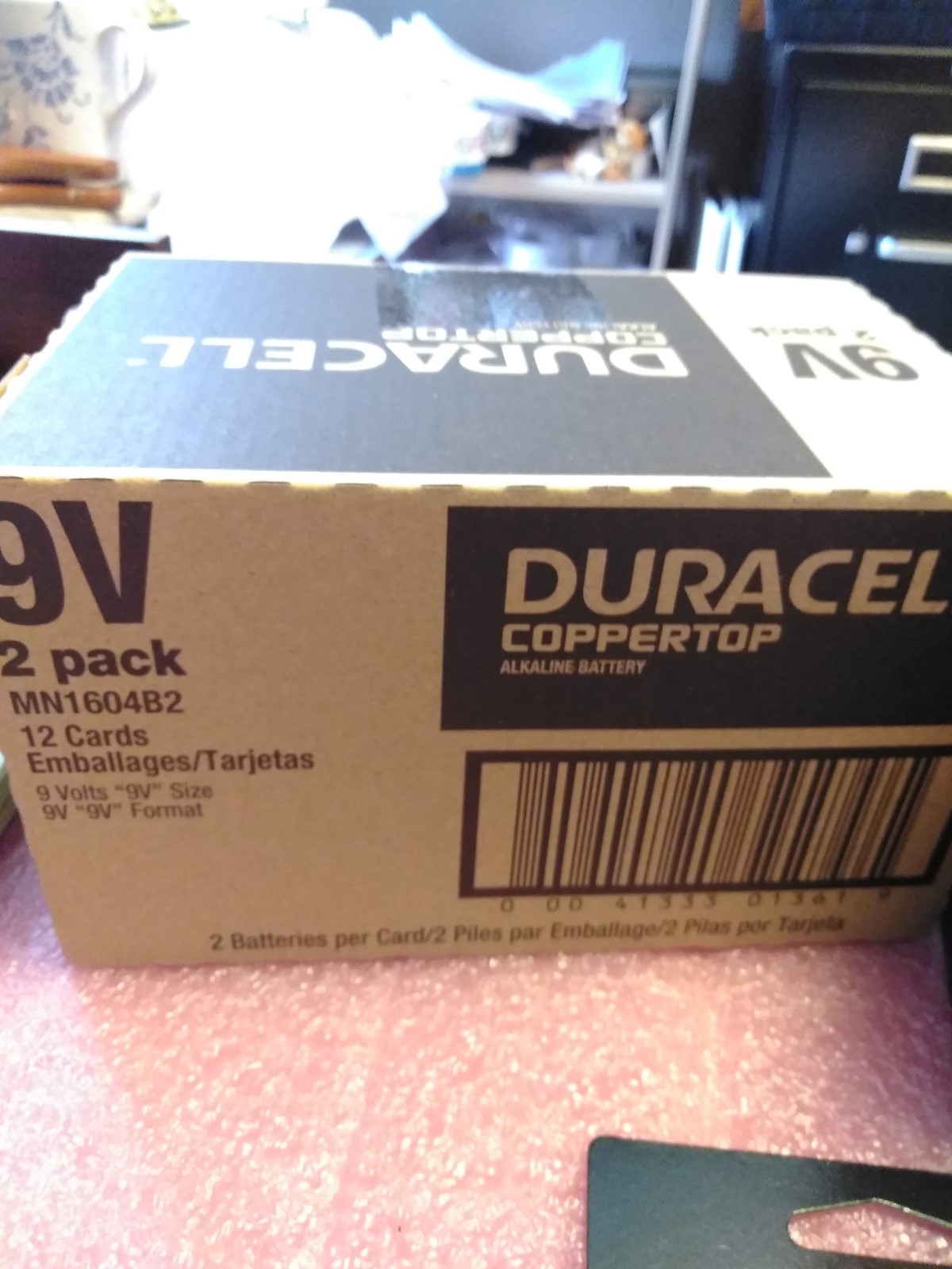 DURACELL COPPERTOP 9V - LOT 24 (2 PK. x12) EXP. 3/2022