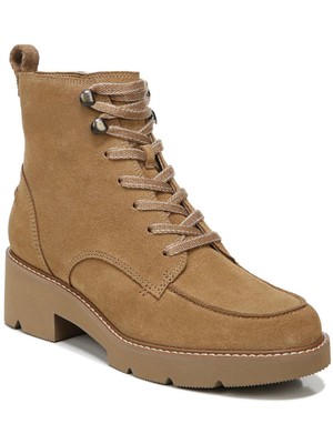 Женские походные ботинки NATURALIZER Womens Brown на платформе с 1 задником из кожи миндаля Dara 8,5 М