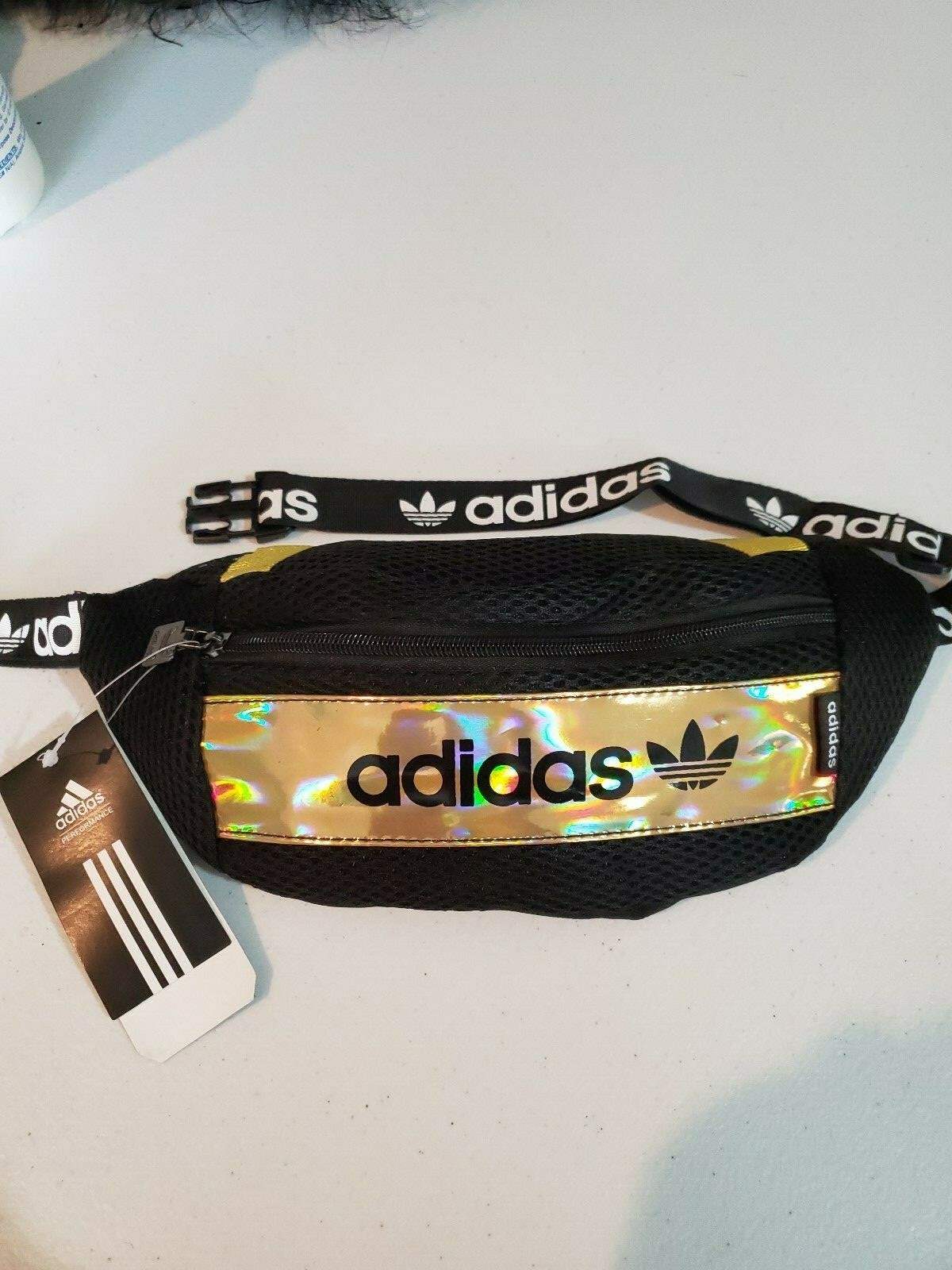 adidas holographic fanny pack
