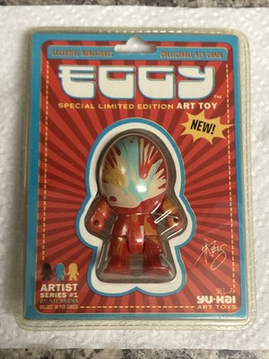 2006 Kii Arens #1 EGGY LA-LA Land Limited Ed. Keychain Pop-Art Yu-Koi Toys  NEW