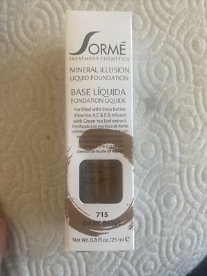SORME MINERAL ILLUSION LIQUID FUNDATION DARK BEIGE 715