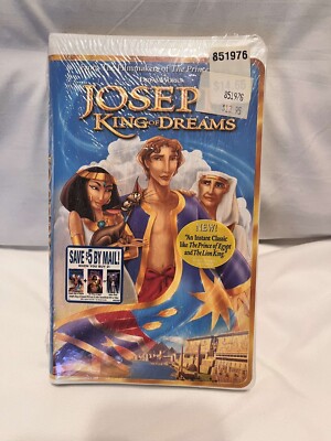 Joseph King Of Dreams (VHS, 2000) Brand New Sealed Dreamworks Clam Shell