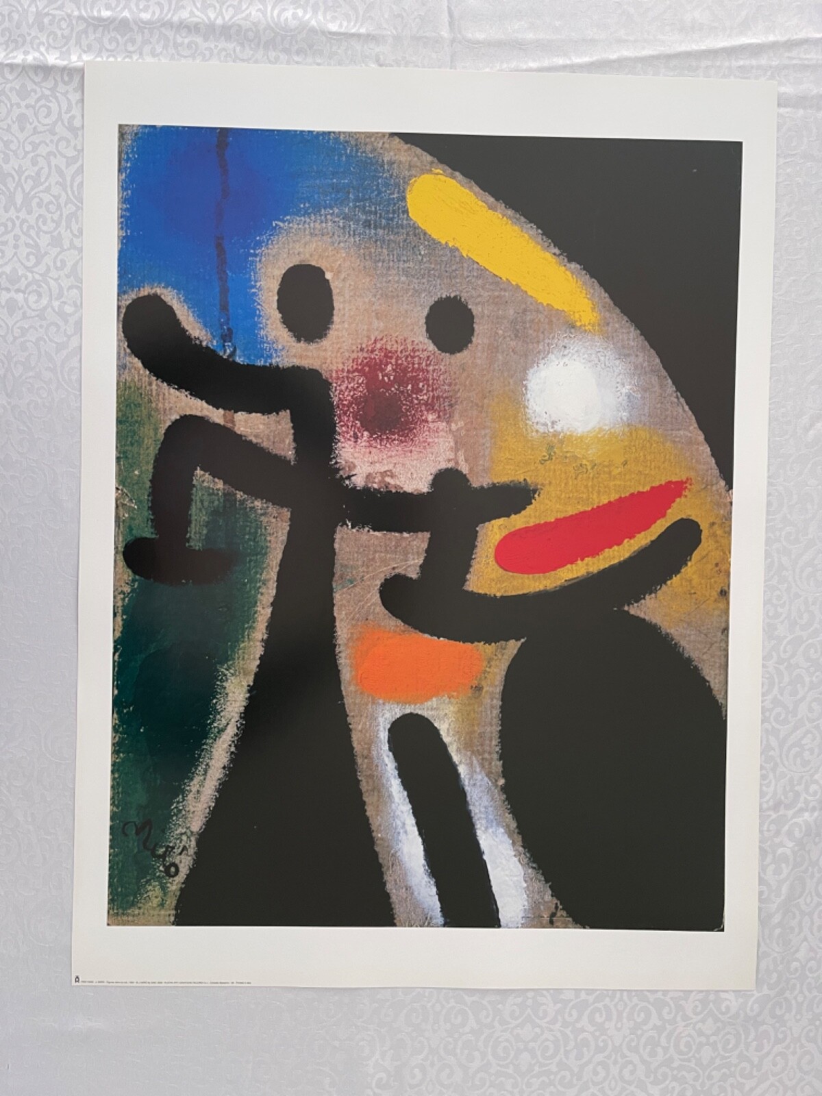 Joan Miro、LE GRAND NU DEBOUT、画集画、新品額装付 Joan Miro、LE GRAND NU DEBOUT、画集画、新品額装付 Joan Miró