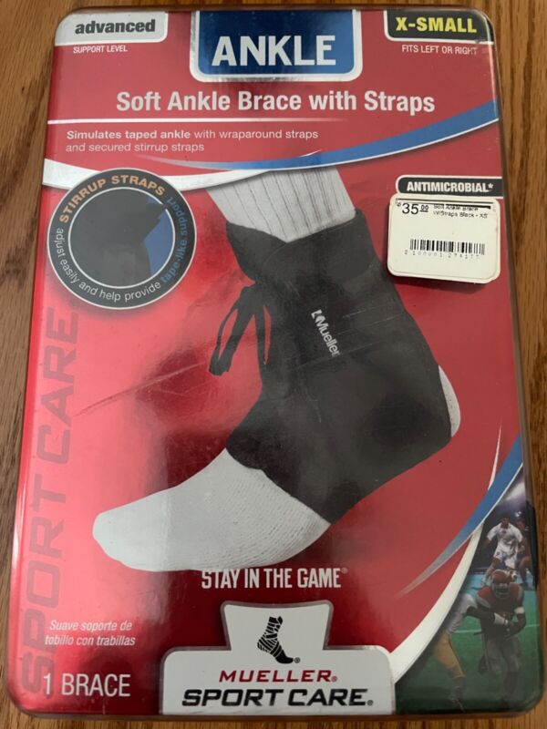 Mueller Ankle Brace With Straps Sizes Xs And L,  The Best Quality, Brand New!