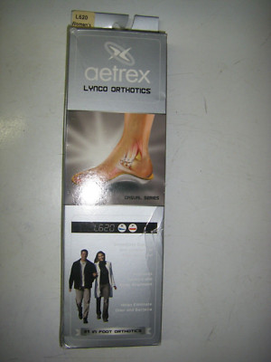 Aetrex Lynco  Orthotics L620 Insoles Casual Series Arch Support Women's 8