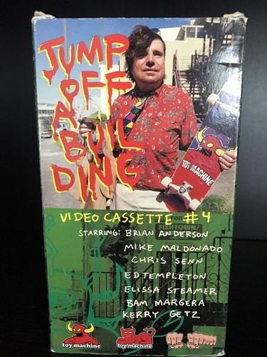 Toy Machine Jump Off A Building VHS Skateboard Video Skate