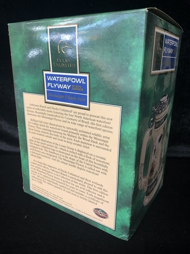 Budweiser Ducks Unlimited Mississippi Flyway Stein Waterfowl