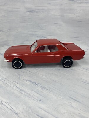 Vintage Tonka 1965 Ford Mustang Plastic Car Carrier Toy Vehicle, Red 8'' Rare