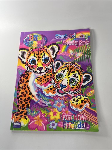 Basp★ Francfranc COLOR MY LIFE Lisa Frank Jumbo Coloring Book Rainbow Ice Cream treats