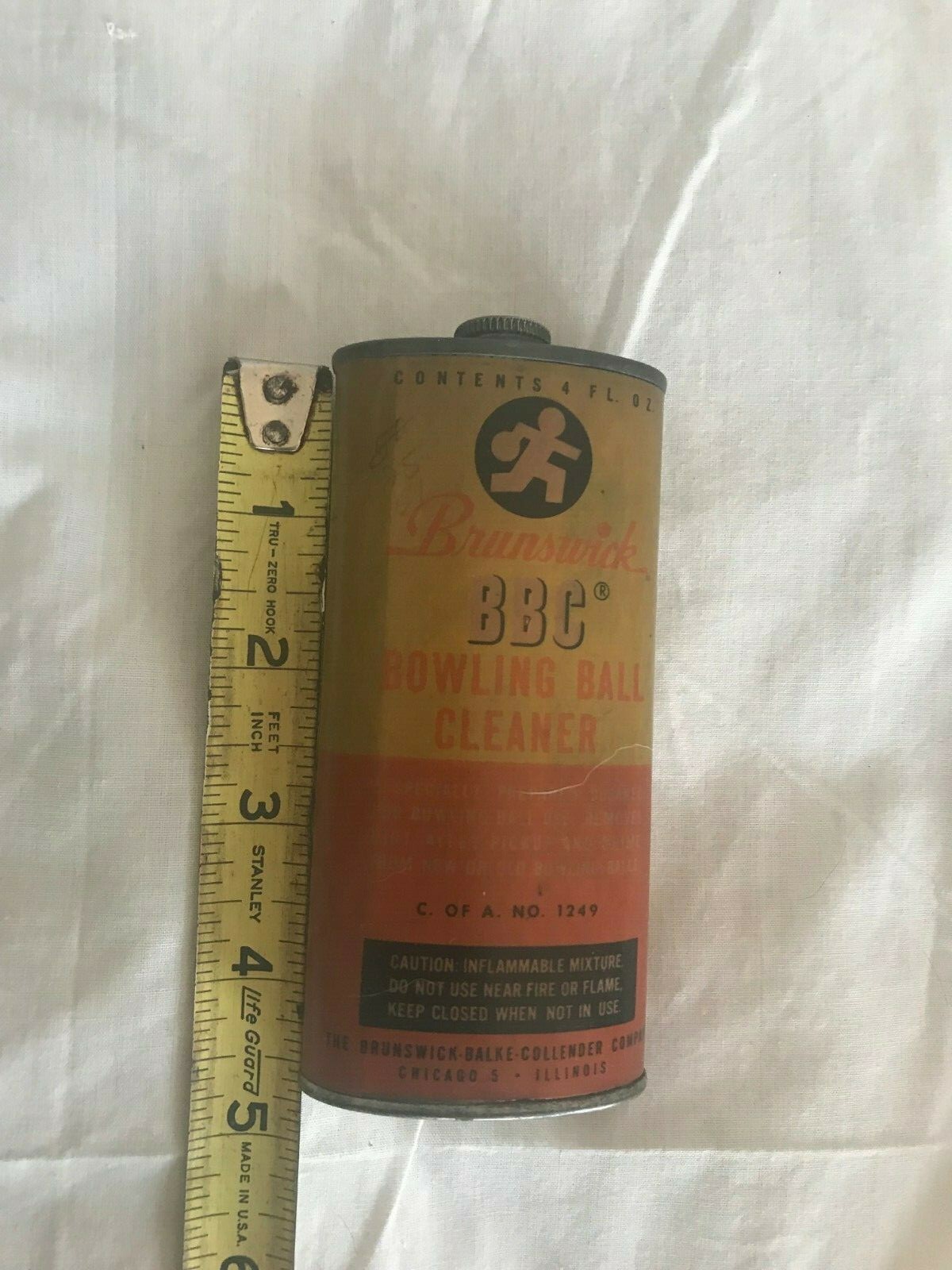 Vintage Brunswick Balke Collender Bowling ball cleaner antique