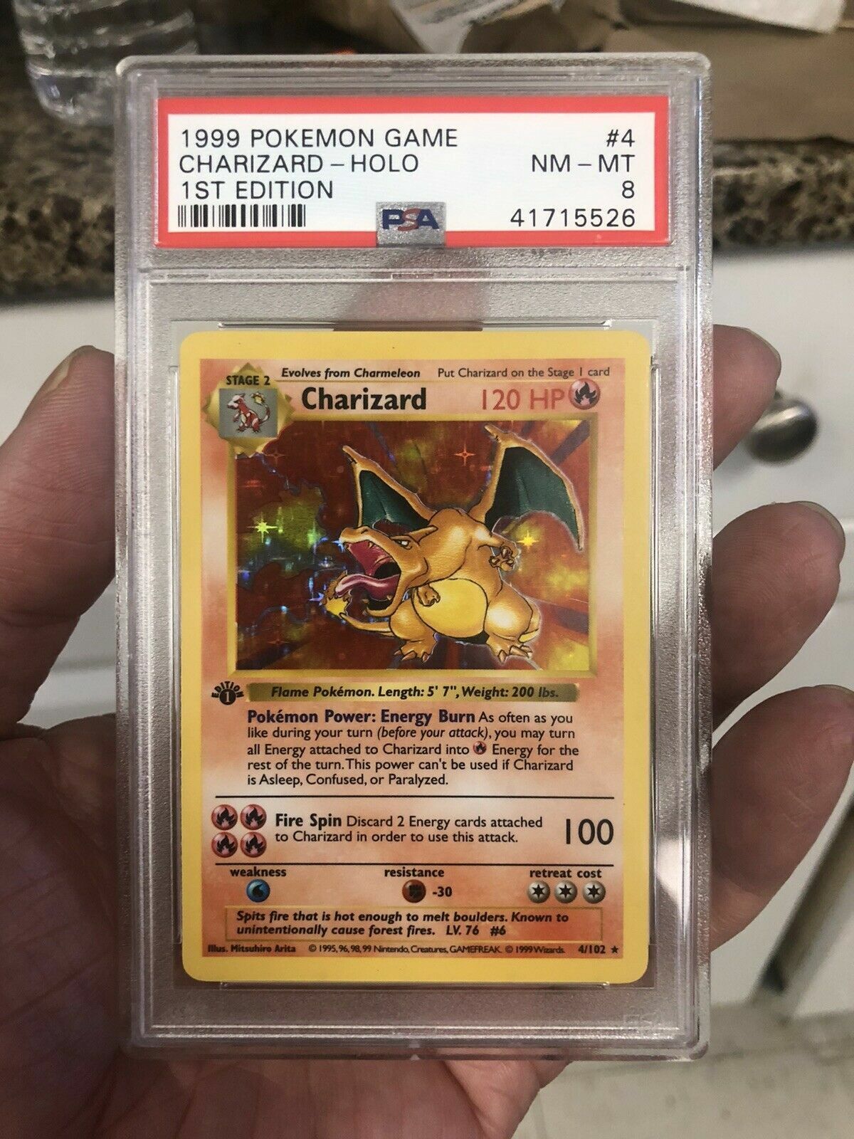 1st 🔥 FIRST EDITION BASE SET 🔥 CHARIZARD 🔥 4/102 PSA 8 1st 🔥 FIRST EDITION BASE SET 🔥 CHARIZARD 🔥 4/102 PSA 8