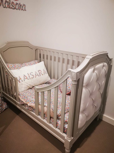 pottery barn blythe cot