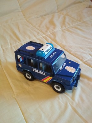 playmobil coche policia con lancha el corte ingles