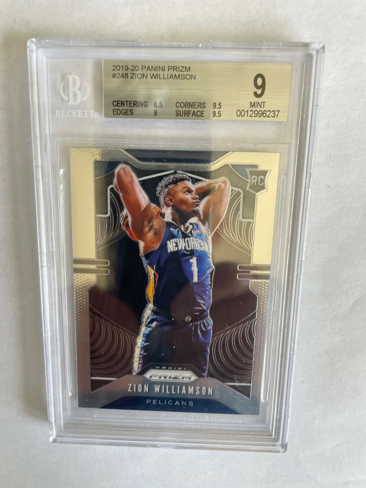 Zion Williamson prizm RC【PSA９MINT】 Amazon.com: Zion Williamson 2019 Panini Prizm Basketball