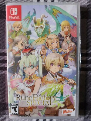 Rune Factory 4 Special - Nintendo Switch, Brand New Sealed! NTSC Version