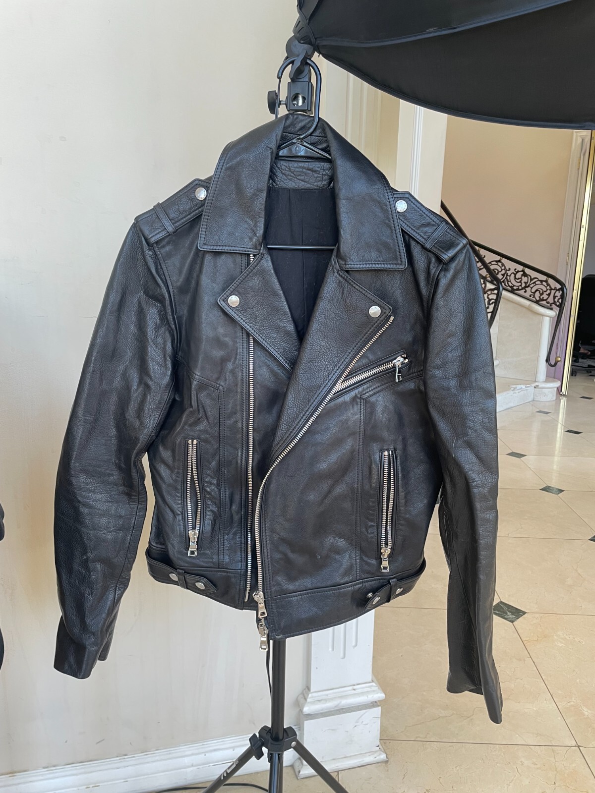 レザージャケット・コート BALMAIN 'Biker' jacket Balmain Leather Biker Jacket | Black | FARFETCH