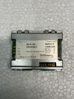 1 PCS Danfoss Profinet Ethernet communication module MCA120 130B1235  tested