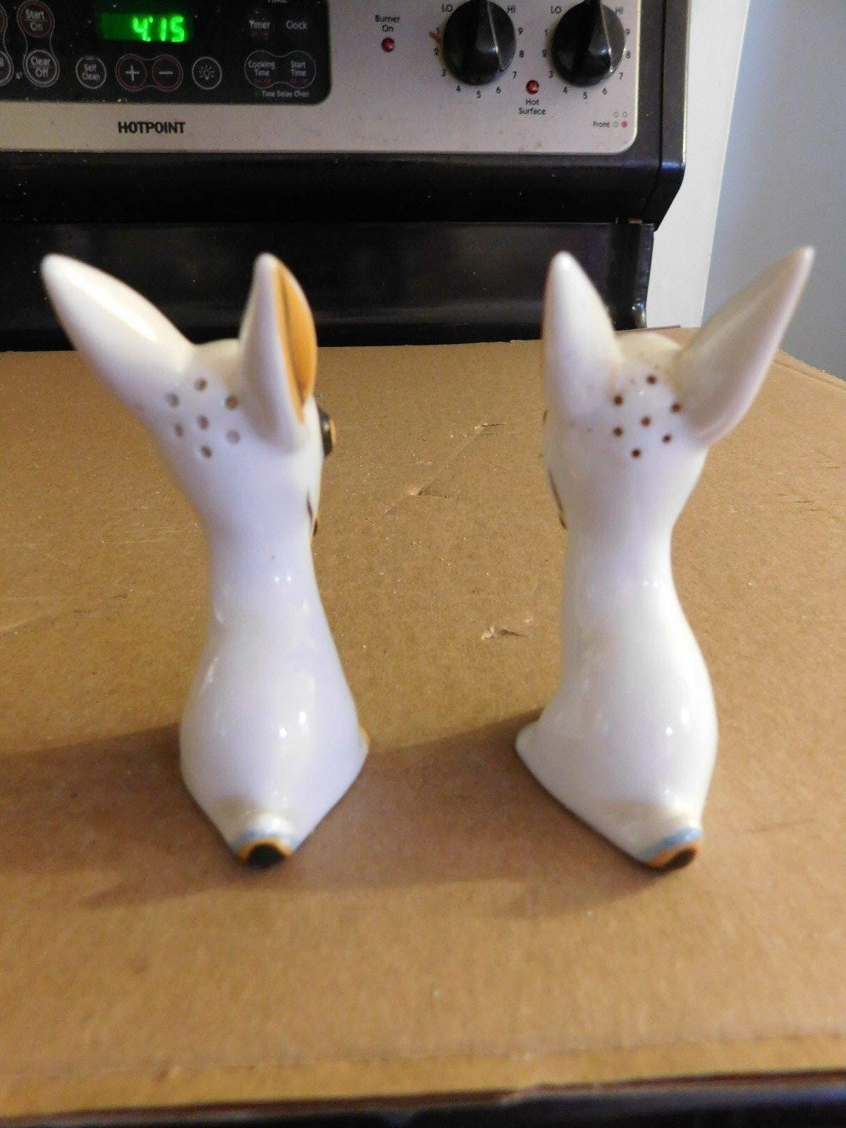 VINTAGE UNIQUE MADE IN JAPAN DONKEY SALT AND PEPPER SHAKERS