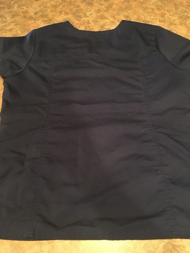 Womens Scrub Star Navy Blue Scrub Set Medium Pants Top