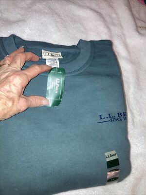 LL Bean Vintage, Brand New With Tags Rockwell Crew Sweatshirt, Men s XXL RARE!!