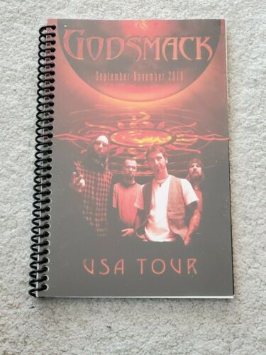 GODSMACK SEPTEMBER-NOVEMBER 2010 USA TOUR ITINERARY BOOKLET (SULLY ERNA)