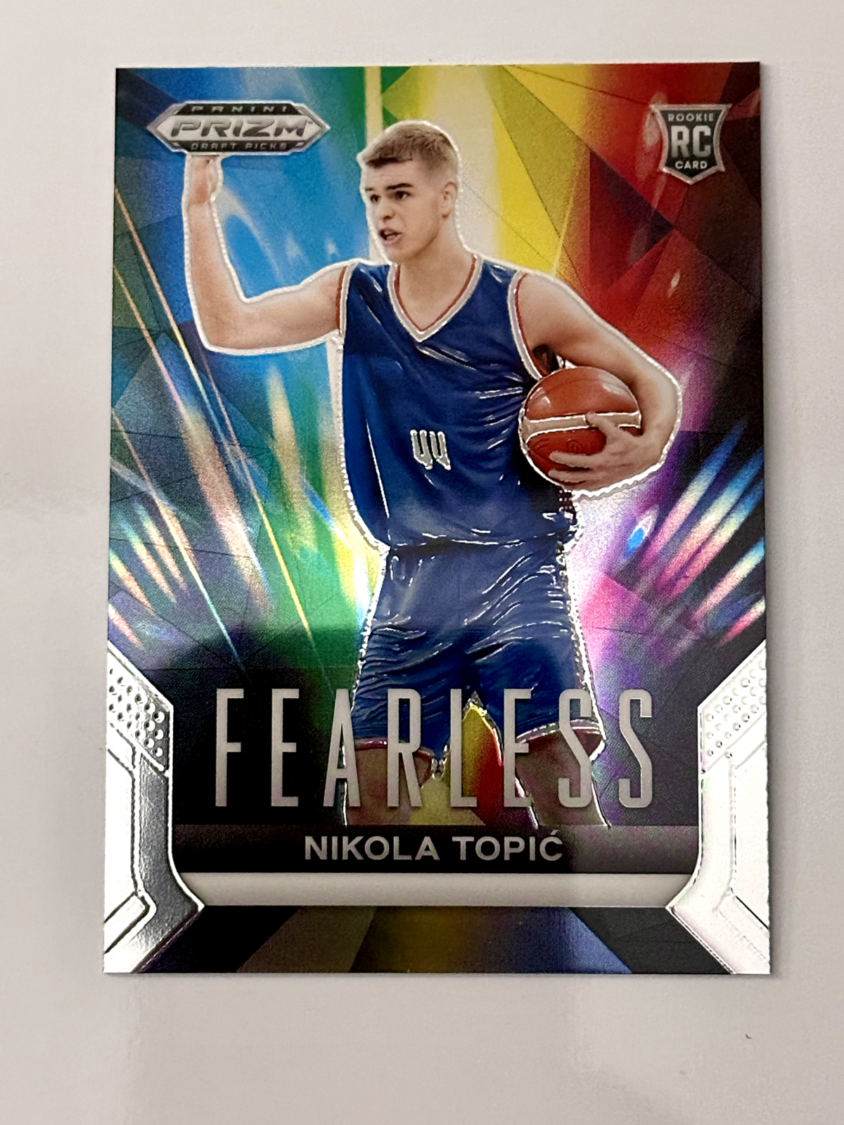 2024 PANINI PRIZM DRAFT PICKS FEARLESS NIKOLA TOPIC RC