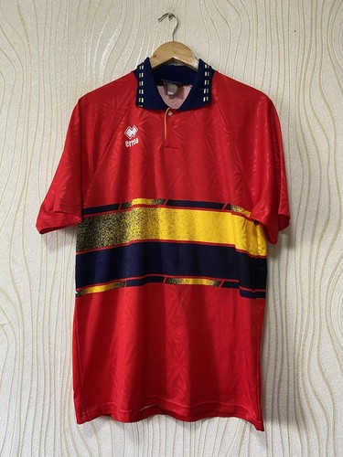 ★★【美品】イタリア GENOA サッカーユニフォーム errea 90年代★★ 90s errea×GENOA ジェノア 長袖レプリカユニフォーム ロゴ 白色