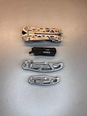 Gerber lot, Suspension NXT 2 knives and a Gerber dime key chain multi-tool