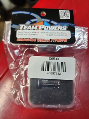 Team Powers MBX V3 Mini-Z Sensored Brushless Motor 7000kV Atomic GL Racing BNIP!