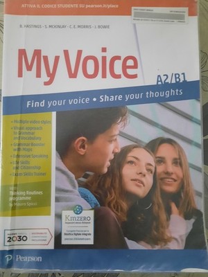 Libro di inglese "My Voice" - Hastings - Pearson A2-B1