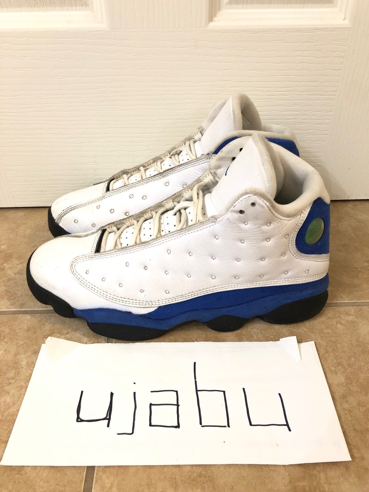 Nike Air Jordan 13 XIII Retro White/Hyper Royal Men's Size 9