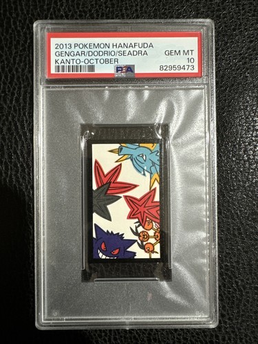 PSA 10 GENGAR DODRIO SEADRA 2013 POKEMON HANAFUDA JAPANESE PSA 10 GENGAR DODRIO SEADRA 2013 POKEMON HANAFUDA JAPANESE