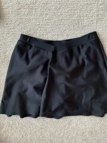 Cheerleader & DanzTeam Black Cheerleader Uniform Skirt w Attached Panty Med