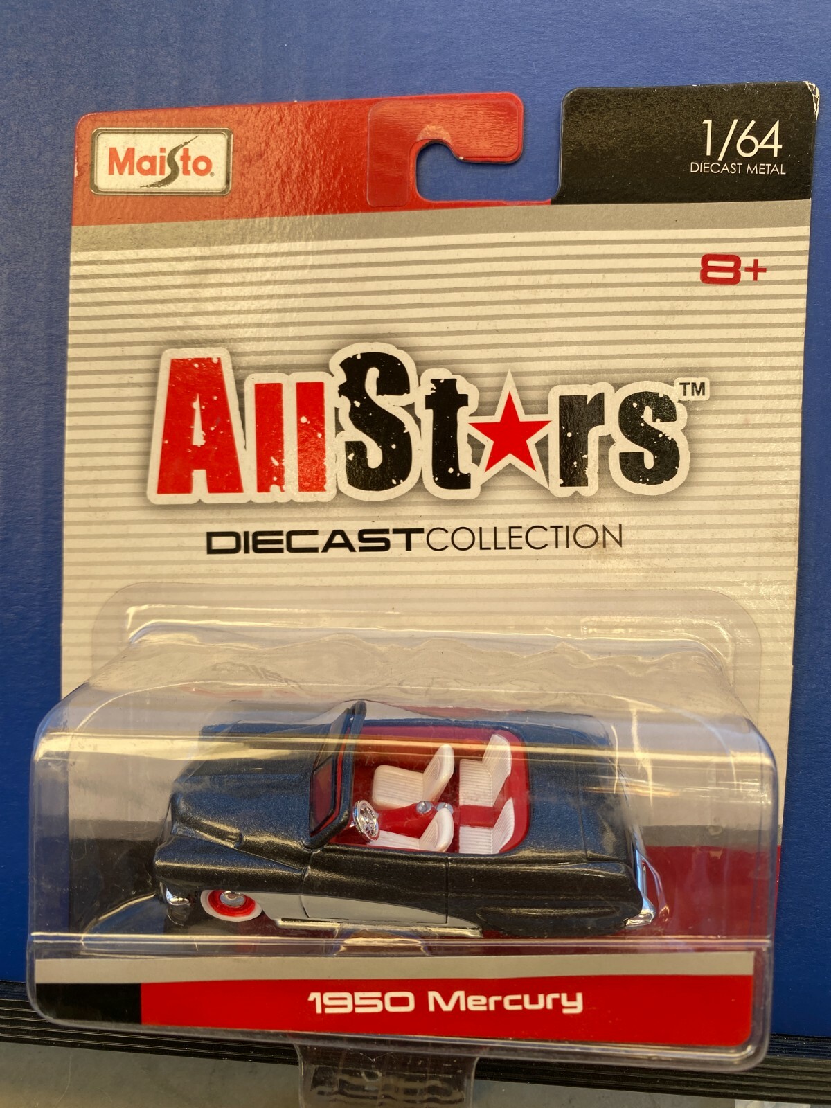 1/64 マイスト 積載車 Mercury 1/64 MAISTO ALL STARS 1950 MERCURY CONVERTIBLE GRAY AND