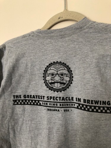 American Apparel The Greatest Spectacle in Brewing Sun King Indiana Shirt Medium