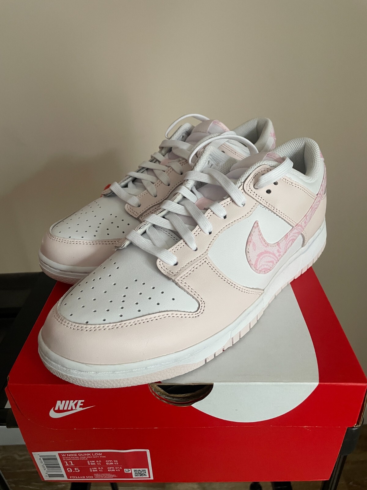超美品】NIKE SB DUNK LOW PINK BOX 27.5cm ダンク