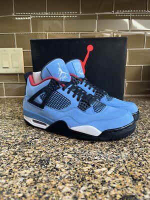 Nike Air Jordan 4 x Travis Scott  Cactus Jack  308497-406 Men s Size 10