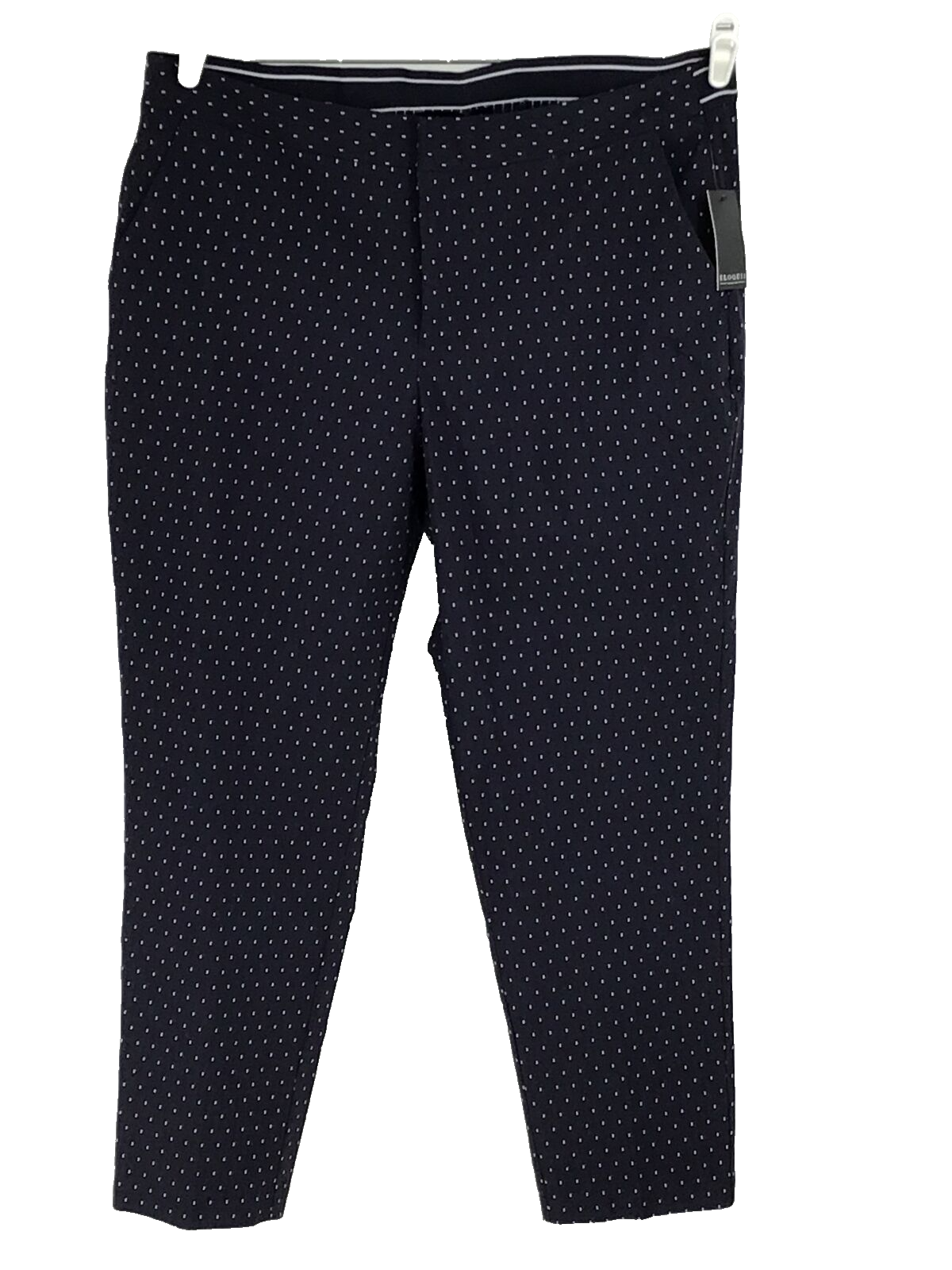 Capri Pants Size 20 Women's XXL ELOQUI Mid Rise Waist 38 Navy NEW