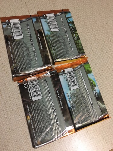 Pokemon Diamond And Pearl Legends Awakened Set Of 4 Booster Packs (all Artworks)