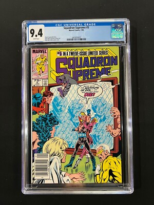Squadron Supreme #5 CGC 9.4 (1986) - Newsstand Edition
